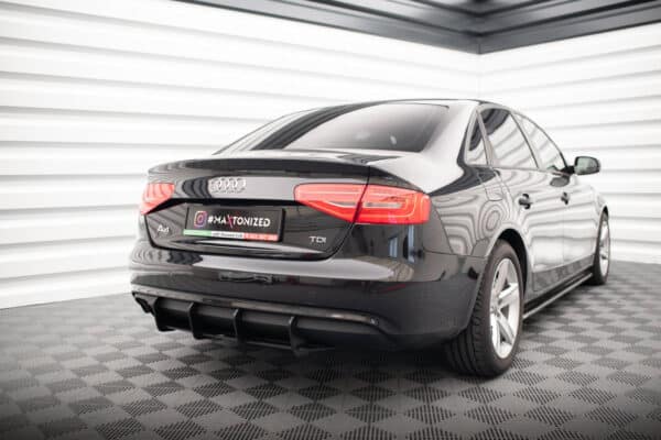 MAXTON DESIGN - Street Pro Difúzor zadného nárazníka, Audi A4 B8 Facelift, Čierna Matná – Obrázok 7
