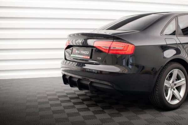 MAXTON DESIGN - Street Pro Difúzor zadného nárazníka, Audi A4 B8 Facelift, Čierna Matná – Obrázok 6