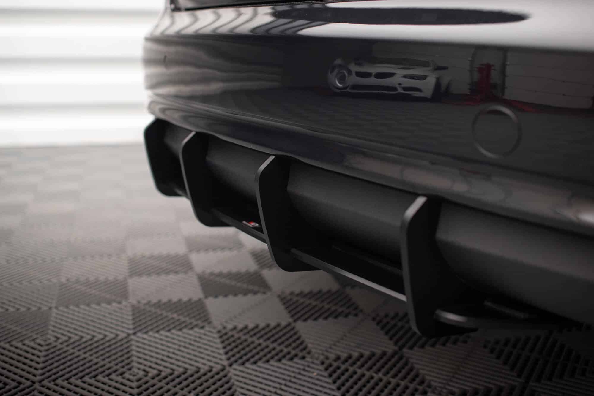 MAXTON DESIGN - Street Pro Difúzor zadného nárazníka, Audi A4 B8 Facelift, Čierna Matná – Obrázok 5