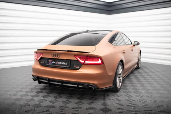 MAXTON DESIGN - Street pro Difúzor zadného nárazníka, Audi A7 S-Line C7, Čierna matná – Obrázok 2