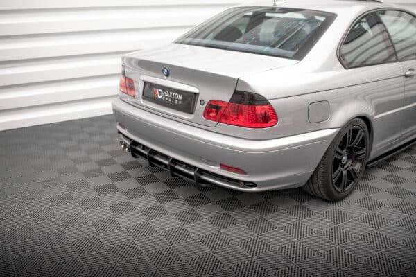 MAXTON DESIGN - Street Pro Difúzor zadného nárazníka, vhodné pre BMW 3 Coupe E46, Čierna Matná – Obrázok 6