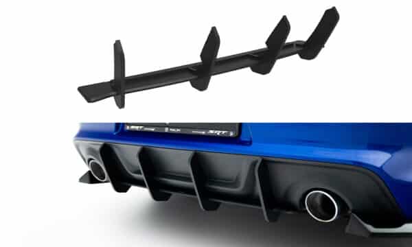 MAXTON DESIGN - Street Pro Difúzor zadného nárazníka, Dodge Charger RT Scat Pack Widebody Mk3 Facelift, Čierna Matná