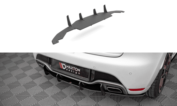 MAXTON DESIGN - Street Pro Difúzor zadného nárazníka, Renault Clio RS Mk4, Čierna Matná