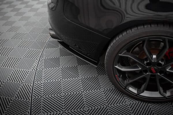 MAXTON DESIGN - Street Pro Bočné spojlere zadného nárazníka Audi S5 / A5 S-Line Coupe / Cabriolet 8T, Čierna Matná – Obrázok 5