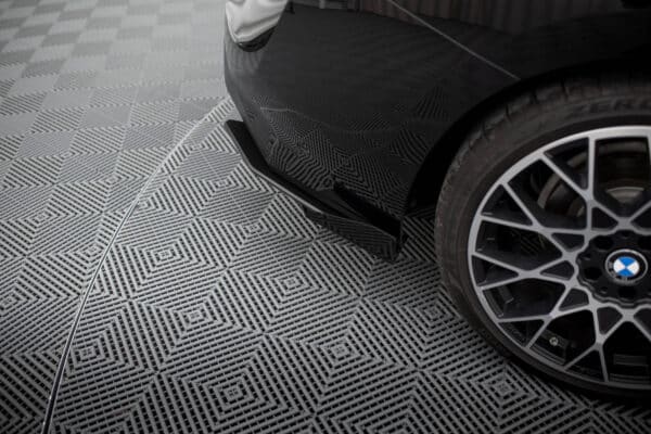 MAXTON DESIGN - Street Pro Bočné spojlere zadného nárazníka + Splitre vhodné pre BMW 2 Coupe G42, Čierna Matná – Obrázok 2