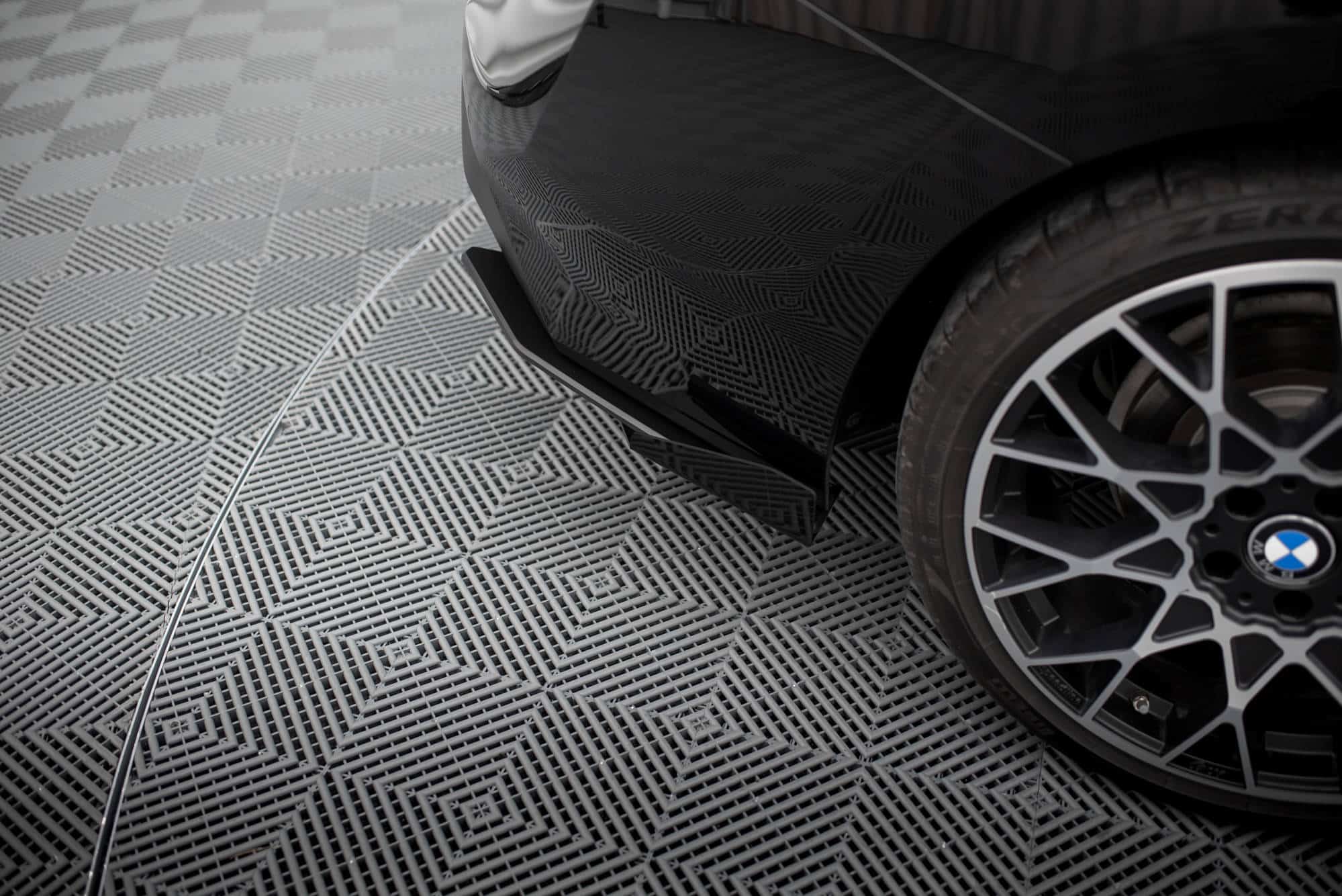 MAXTON DESIGN - Street Pro Bočné spojlere zadného nárazníka + Splitre vhodné pre BMW 2 Coupe G42, Čierna Matná – Obrázok 2