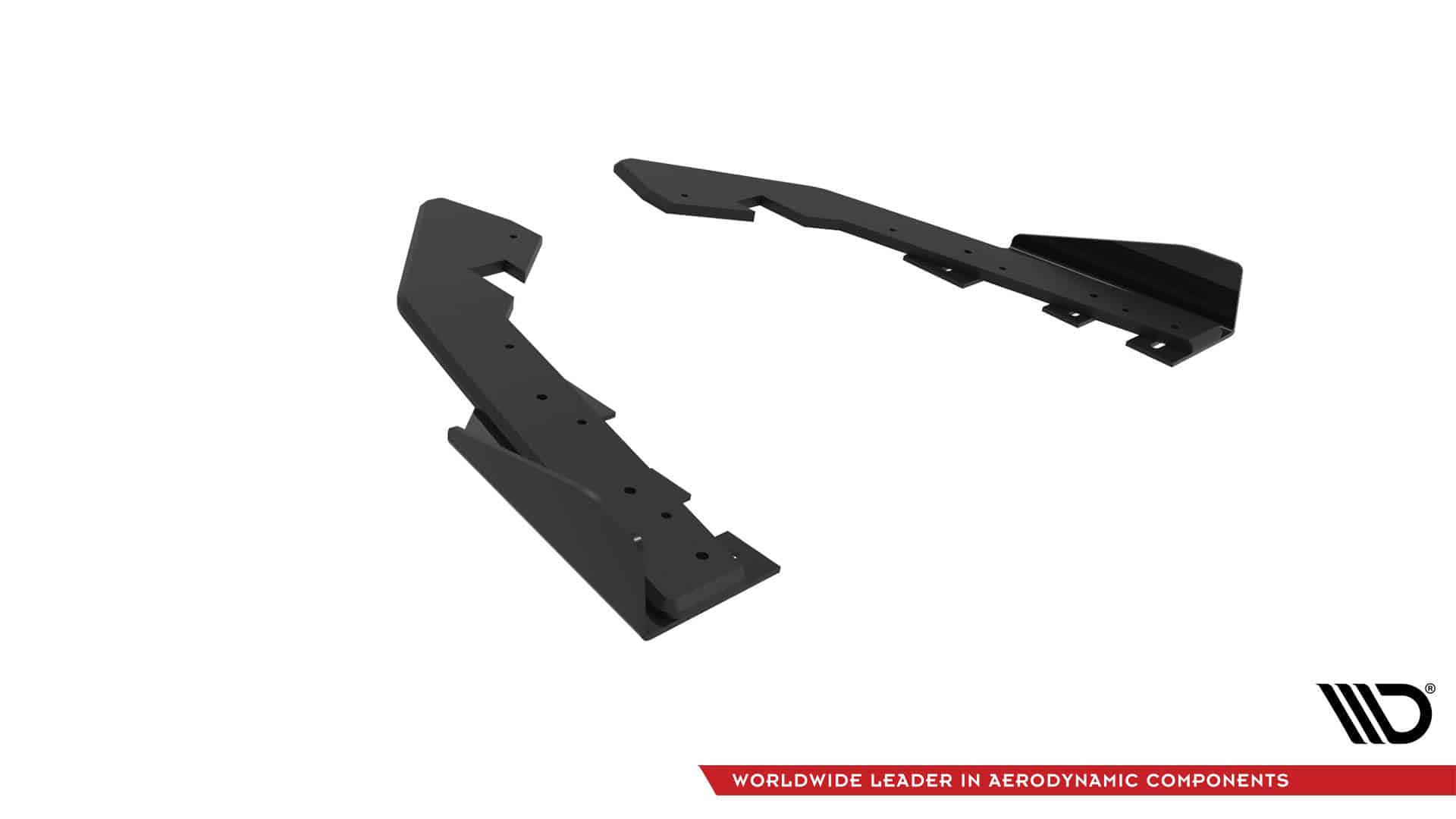 MAXTON DESIGN - Street Pro Bočné spojlere zadného nárazníka + Splitre vhodné pre BMW 2 Coupe G42, Čierna Matná – Obrázok 3