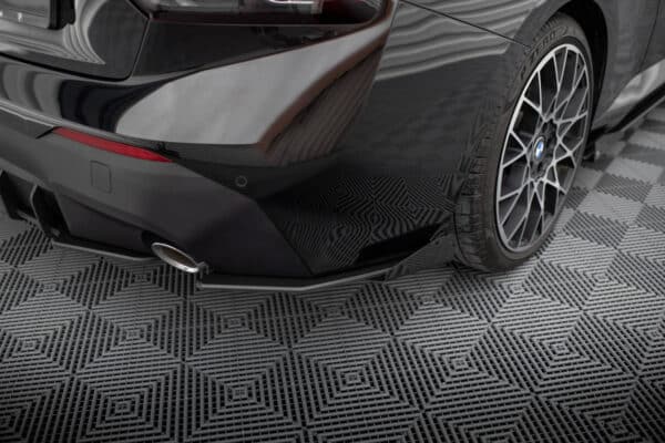 MAXTON DESIGN - Street Pro Bočné spojlere zadného nárazníka + Splitre vhodné pre BMW 2 Coupe G42, Čierna Matná – Obrázok 5
