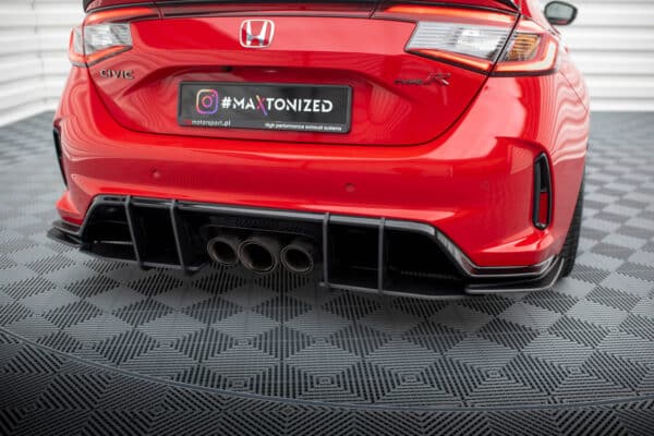 MAXTON DESIGN - Street Pro Spojler pod zadný nárazník Honda Civic Type-R Mk 11, Čierna Matná – Obrázok 6