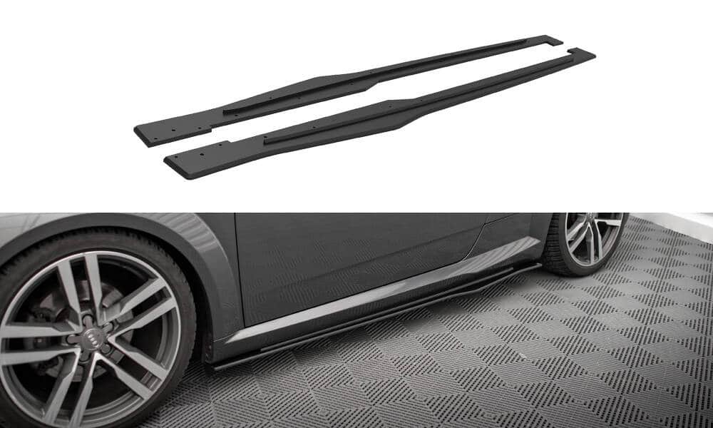 MAXTON DESIGN - Street pro Lišty pod bočné prahy, Audi TT S / S-Line 8S, Čierna Matná