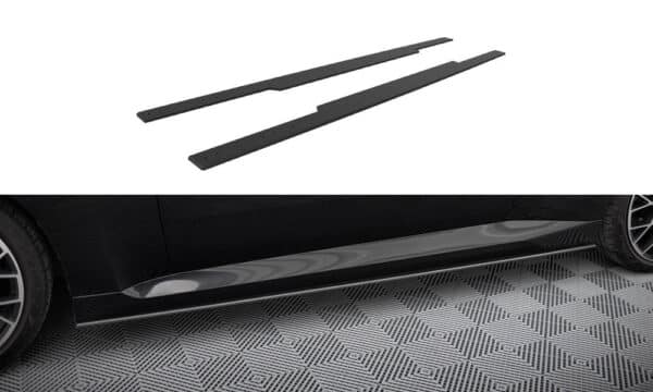 MAXTON DESIGN - Street Pro Lišty pod bočné prahy vhodné pre BMW 2 Coupe G42, Čierna Matná