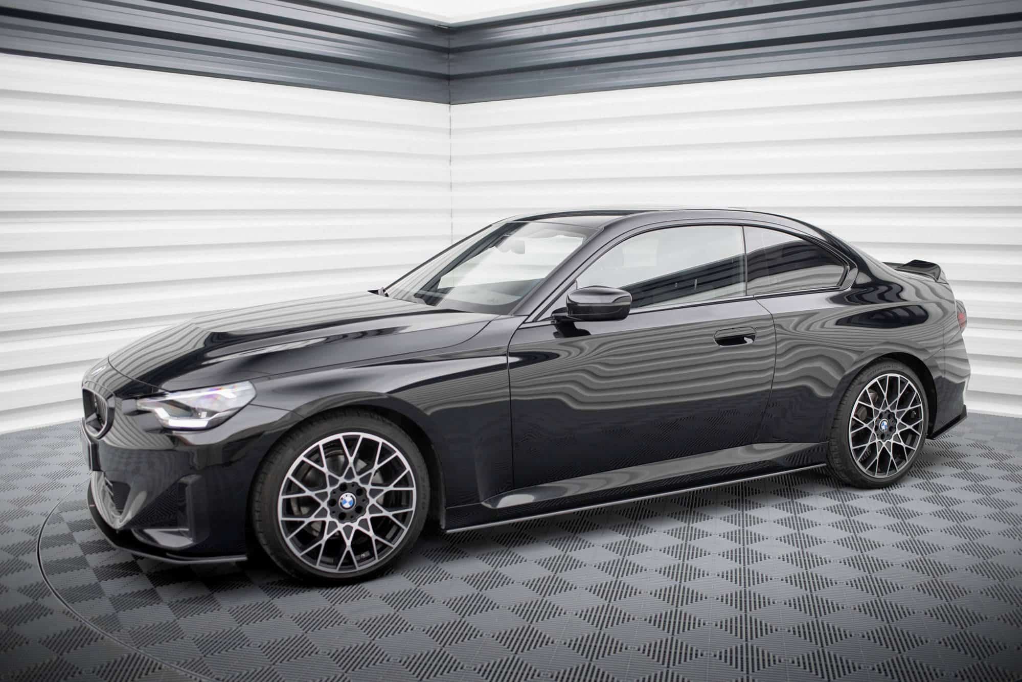 MAXTON DESIGN - Street Pro Lišty pod bočné prahy vhodné pre BMW 2 Coupe G42, Čierna Matná – Obrázok 6