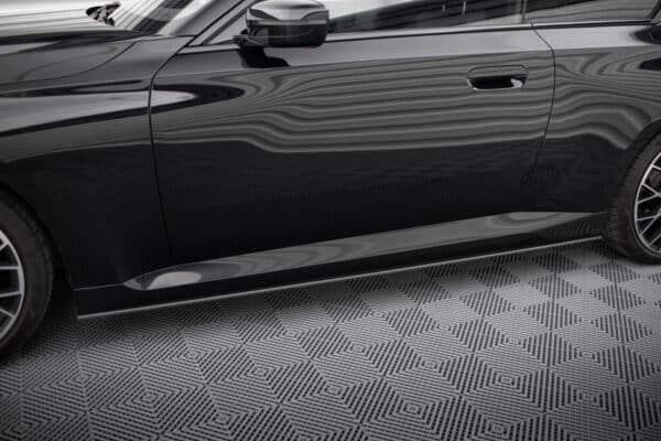 MAXTON DESIGN - Street Pro Lišty pod bočné prahy vhodné pre BMW 2 Coupe G42, Čierna Matná – Obrázok 5