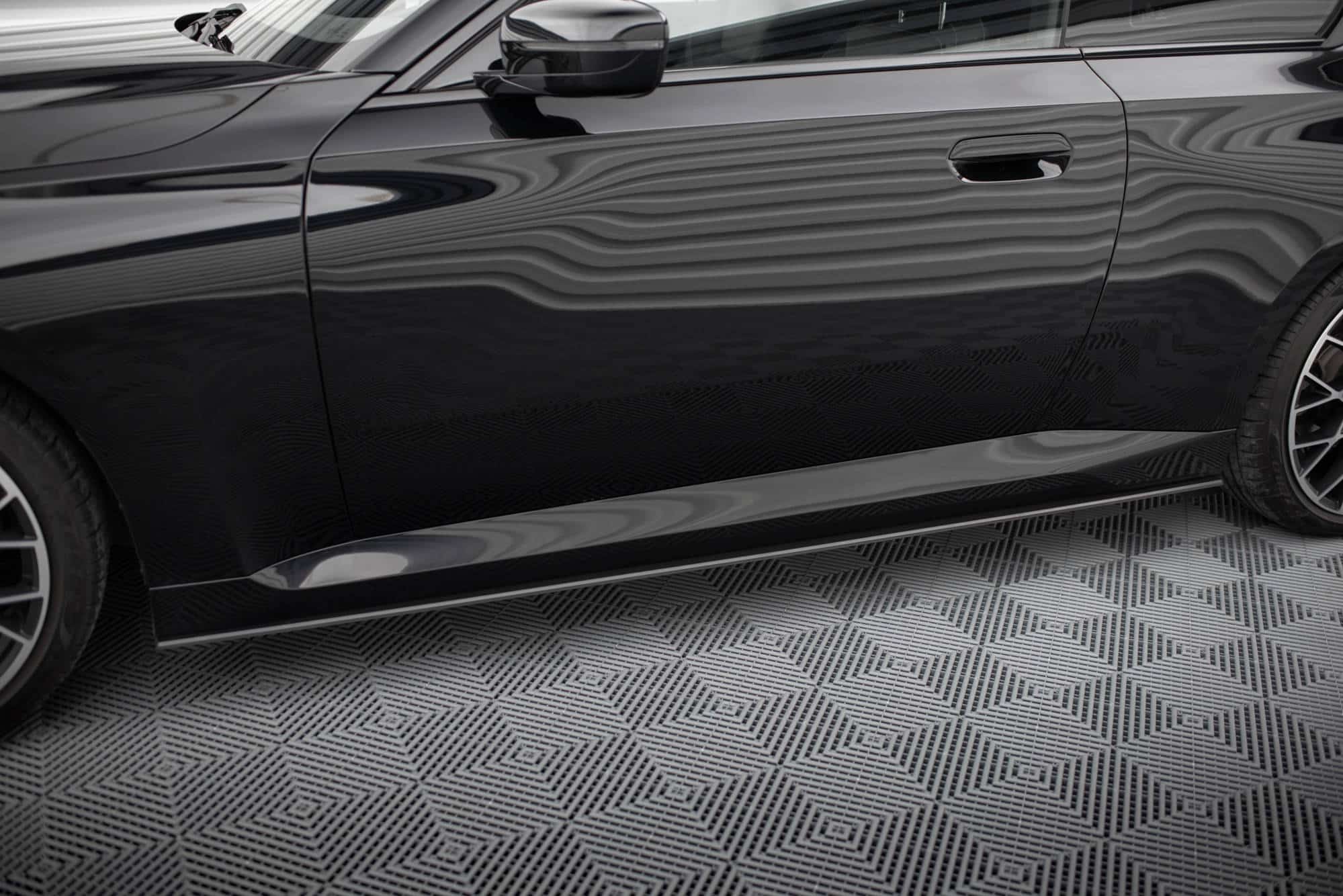 MAXTON DESIGN - Street Pro Lišty pod bočné prahy vhodné pre BMW 2 Coupe G42, Čierna Matná – Obrázok 5