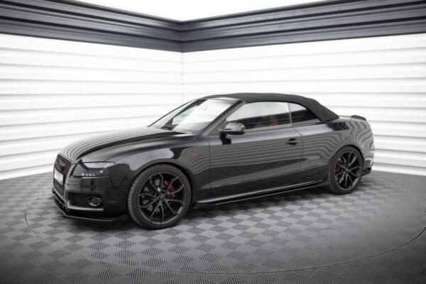 MAXTON DESIGN - Street Pro Lišty pod bočné prahy + Splitre, Audi A5 / A5 S-Line / S5 Coupe / Cabrio 8T / 8T Facelift, Čierna Matná – Obrázok 5