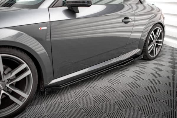 MAXTON DESIGN - Street pro Lišty pod bočné prahy + Splitre, Audi TT S / S-Line 8S, Čierna Matná – Obrázok 2