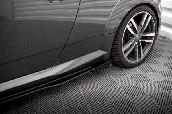 MAXTON DESIGN - Street pro Lišty pod bočné prahy + Splitre, Audi TT S / S-Line 8S, Čierna Matná – Obrázok 3