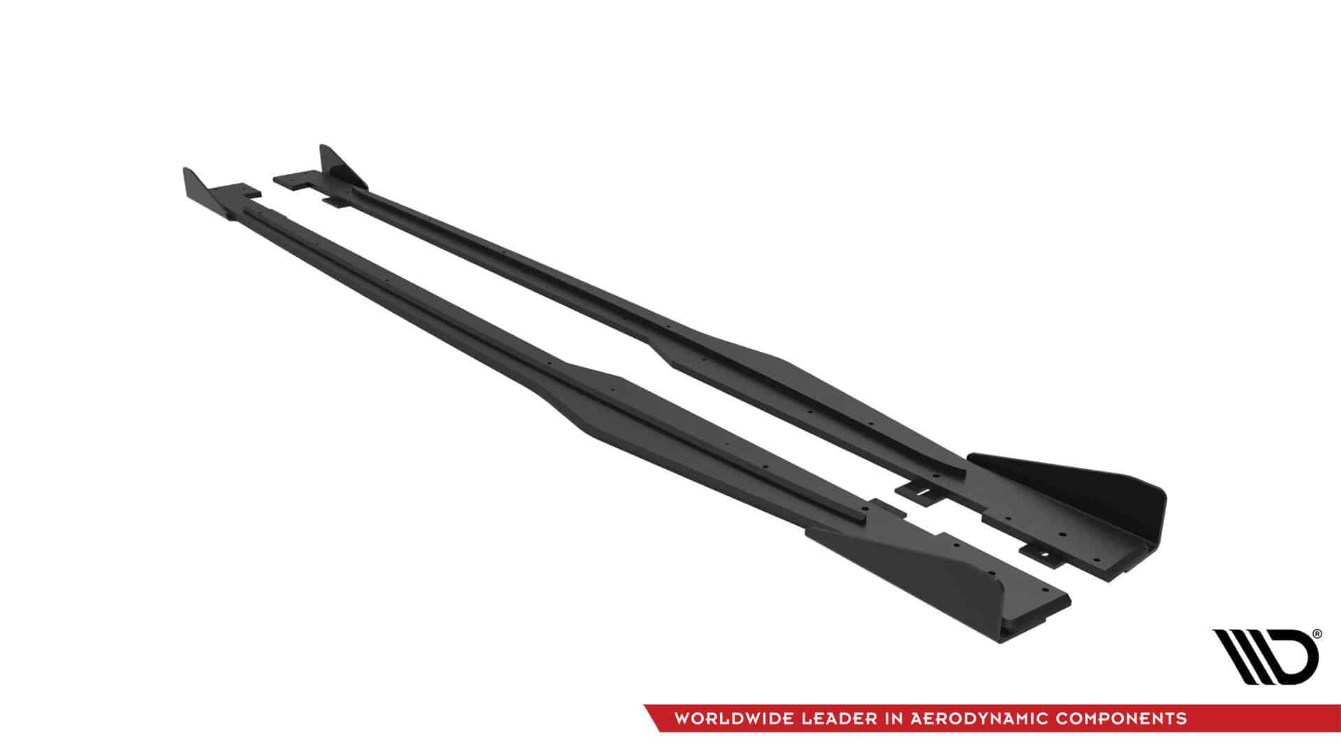 MAXTON DESIGN - Street pro Lišty pod bočné prahy + Splitre, Audi TT S / S-Line 8S, Čierna Matná – Obrázok 5