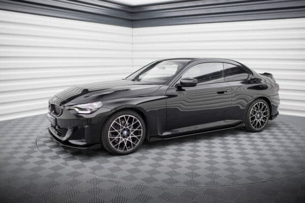 MAXTON DESIGN - Street Pro Lišty pod bočné prahy + Splitre vhodné pre BMW 2 Coupe G42, Čierna Matná – Obrázok 6