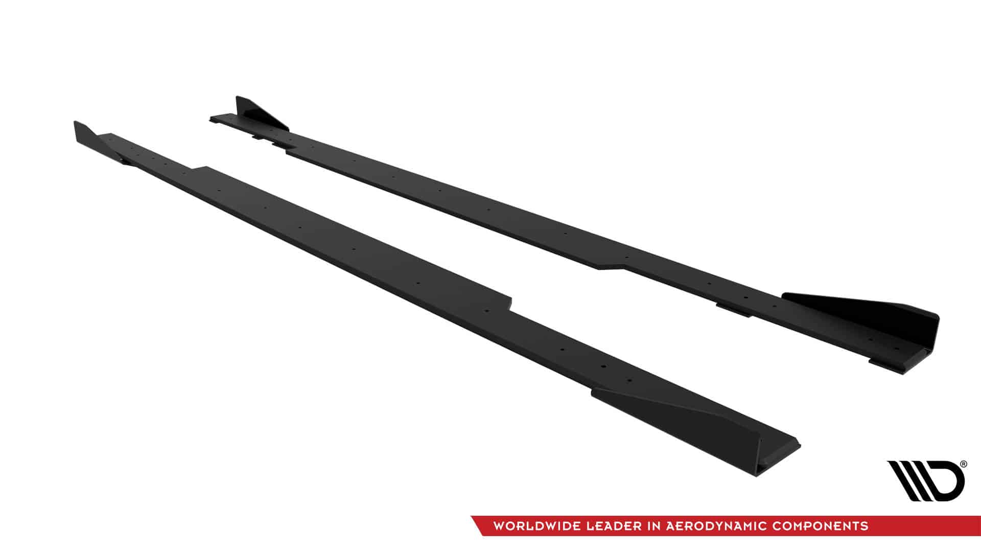 MAXTON DESIGN - Street Pro Lišty pod bočné prahy + Splitre vhodné pre BMW 2 Coupe G42, Čierna Matná – Obrázok 4