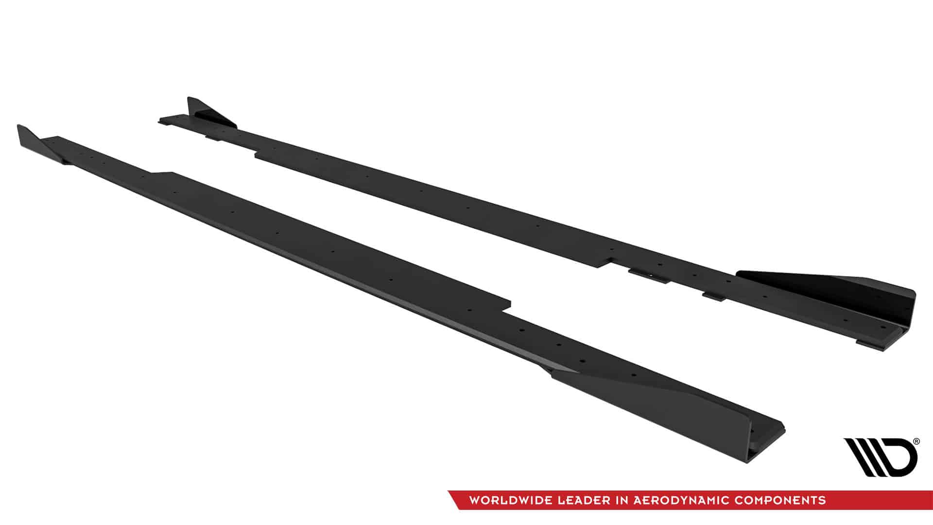 MAXTON DESIGN - Street Pro Lišty pod bočné prahy + Splitre vhodné pre BMW 2 Coupe G42, Čierna Matná – Obrázok 3