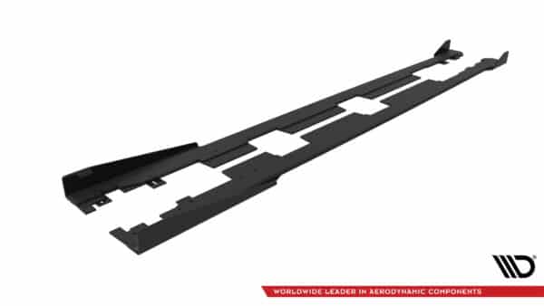 MAXTON DESIGN - Street pro Lišty pod bočné prahy + Splitre, Honda Civic Mk10, Čierna Matná – Obrázok 4