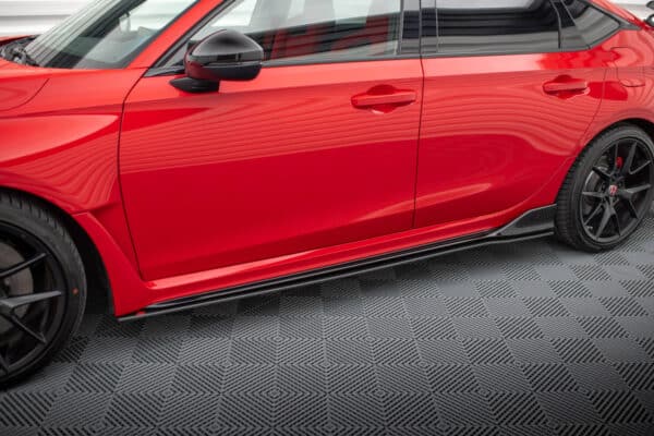MAXTON DESIGN - Street Pro Lišty pod bočné prahy Honda Civic Type-R Mk 11, Čierna Matná – Obrázok 2