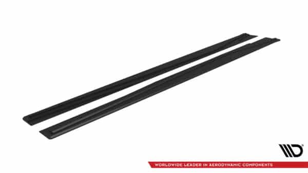 MAXTON DESIGN - Street Pro Lišty pod bočné prahy Mercedes-Benz A AMG-Line W176 Facelift, Čierna Matná – Obrázok 4