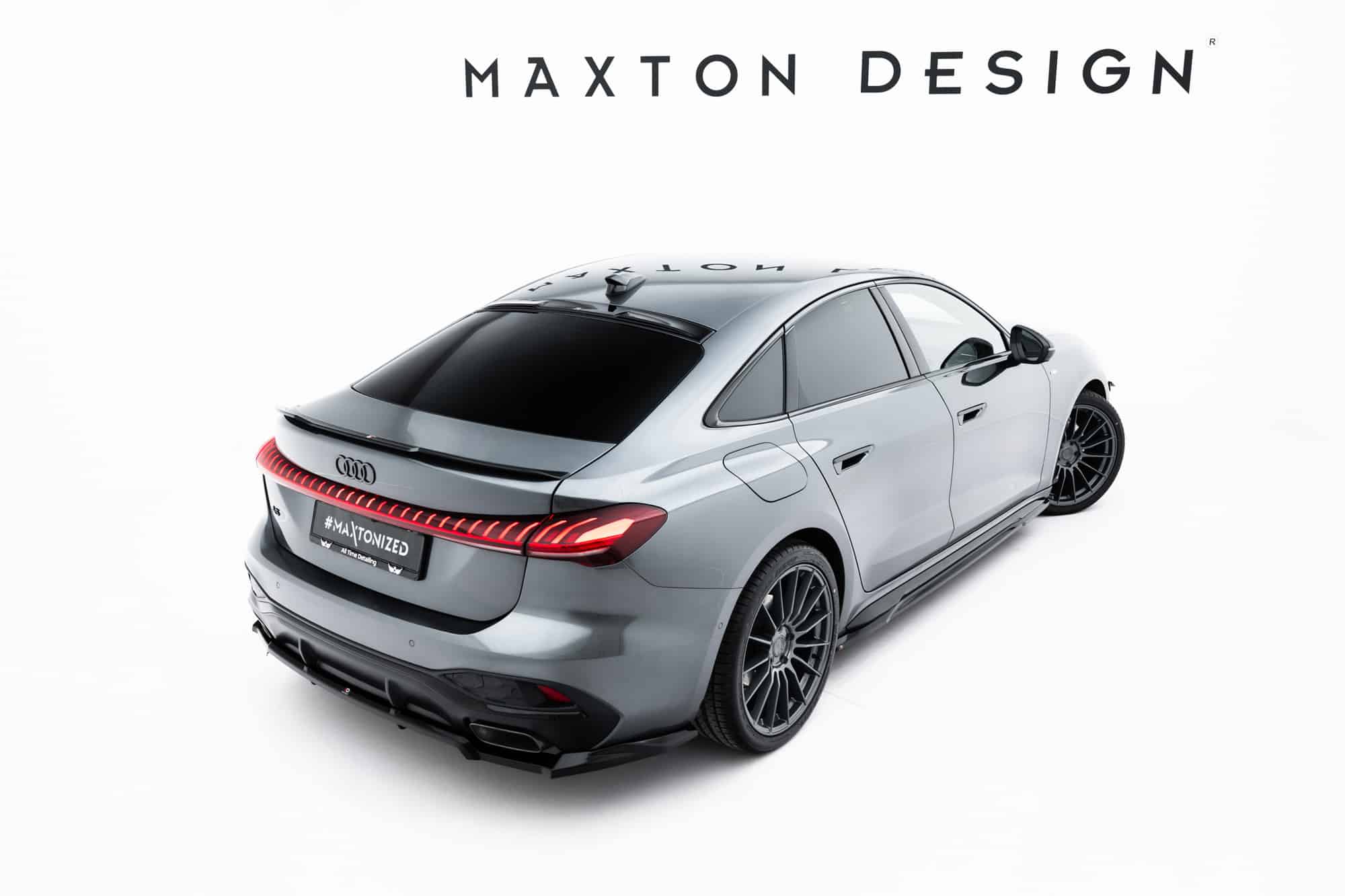 MAXTON DESIGN - Strešný spoiler, Audi A5 S-Line Sedan B10, Čierny lesk – Obrázok 5