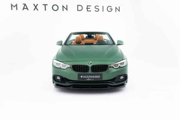 MAXTON DESIGN - Spoiler pod predný nárazník, vhodné pre BMW 4 Cabrio / Coupe F33 / F32, Čierny lesk – Obrázok 6