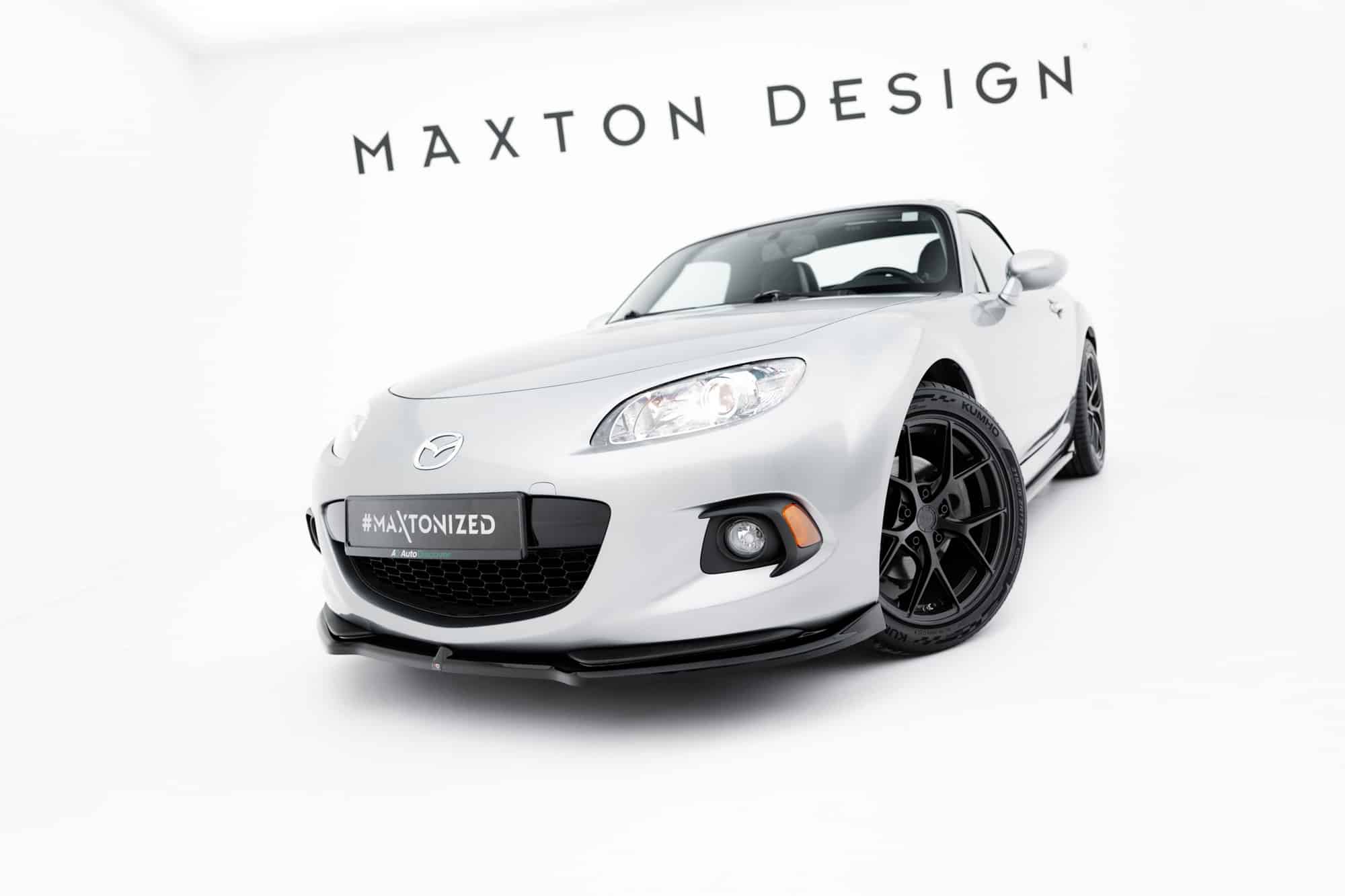 MAXTON DESIGN - Spoiler pod predný nárazník, Mazda MX-5 Mk3 (NC) Facelift, Čierny lesk – Obrázok 6