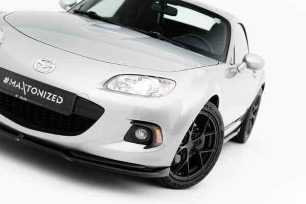 MAXTON DESIGN - Spoiler pod predný nárazník, Mazda MX-5 Mk3 (NC) Facelift, Čierny lesk