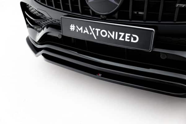 MAXTON DESIGN - Spoiler pod predný nárazník, Mercedes-AMG GLC 43 / AMG-Line SUV X253 Facelift, Čierny lesk – Obrázok 5
