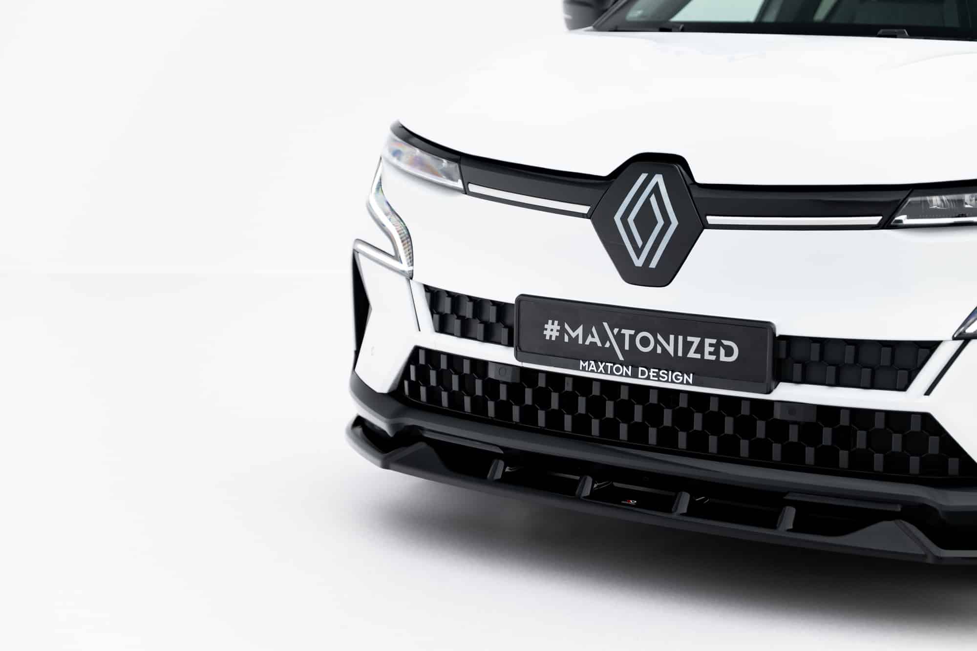 MAXTON DESIGN - Spoiler pod predný nárazník, Renault Megane E-Tech Electric Mk1, Čierny lesk – Obrázok 7