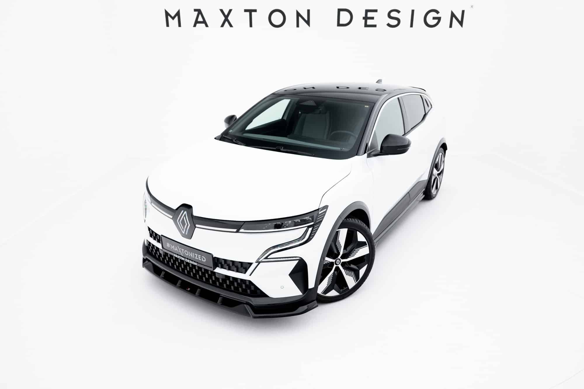 MAXTON DESIGN - Spoiler pod predný nárazník, Renault Megane E-Tech Electric Mk1, Čierny lesk – Obrázok 5