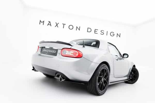 MAXTON DESIGN - Bočné spoilere pod zadný nárazník, Mazda MX-5 Mk3 (NC) Facelift, Čierny lesk – Obrázok 6