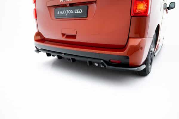 MAXTON DESIGN - Spoiler pod zadný nárazník, Peugeot Expert Mk3, Čierny lesk – Obrázok 2