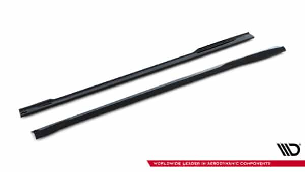 MAXTON DESIGN - Lišty pod bočné prahy, vhodné pre BMW 4 Cabrio / Coupe F33 / F32, Čierny lesk – Obrázok 4
