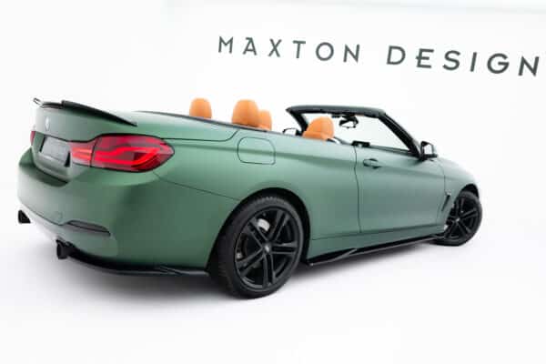 MAXTON DESIGN - Lišty pod bočné prahy, vhodné pre BMW 4 Cabrio / Coupe F33 / F32, Čierny lesk – Obrázok 5
