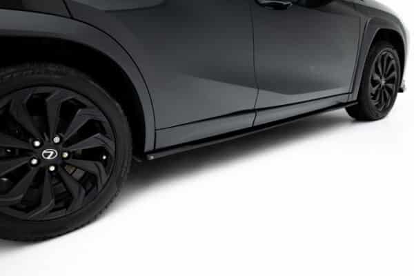 MAXTON DESIGN - Lišty pod bočné prahy, Lexus UX F-Sport Mk1, Čierny lesk