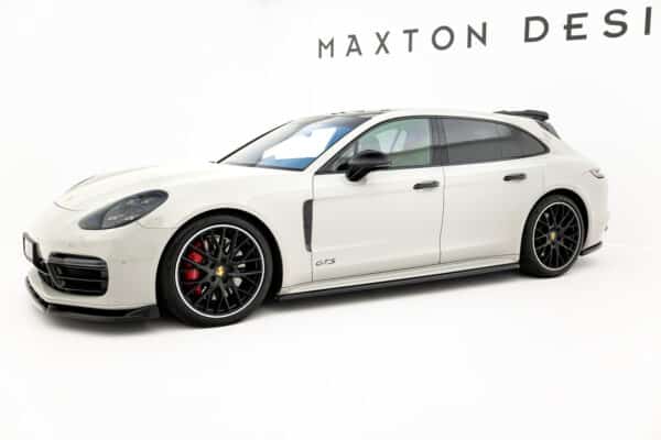 MAXTON DESIGN - Lišty pod bočné prahy, Porsche Panamera GTS Sport Turismo 971 Facelift, Čierny lesk – Obrázok 2