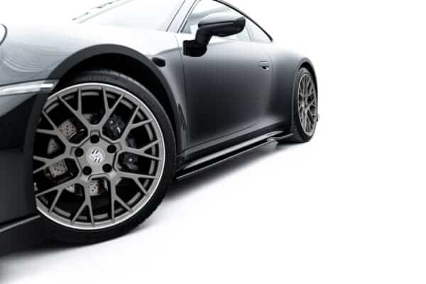 MAXTON DESIGN - Lišty pod bočné prahy V.1, Porsche 911 Carrera Sport Design 992, Čierny lesk – Obrázok 6