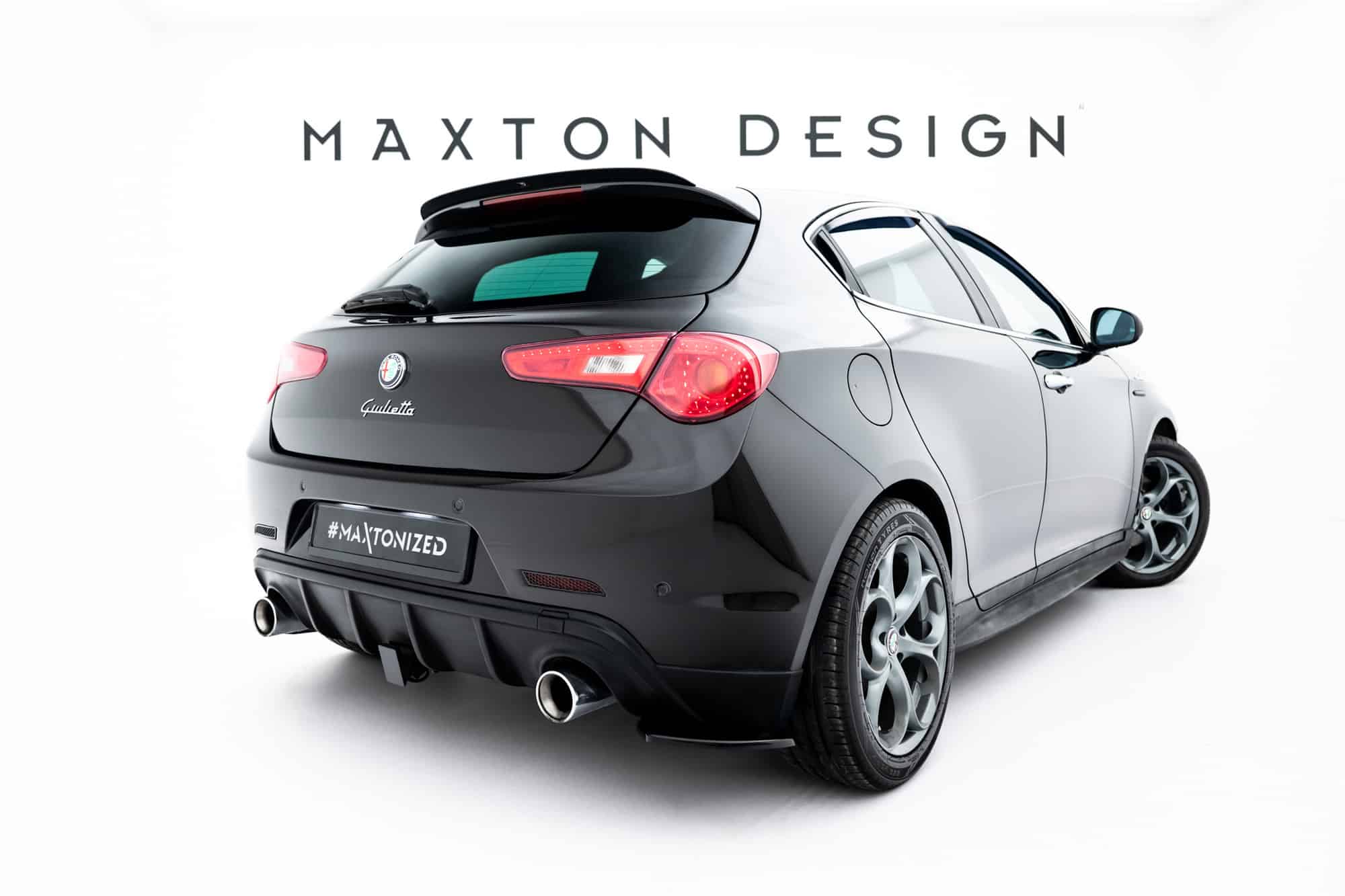 MAXTON DESIGN - Spoiler kufra, Alfa Romeo Giulietta Zender, Čierny lesk – Obrázok 5