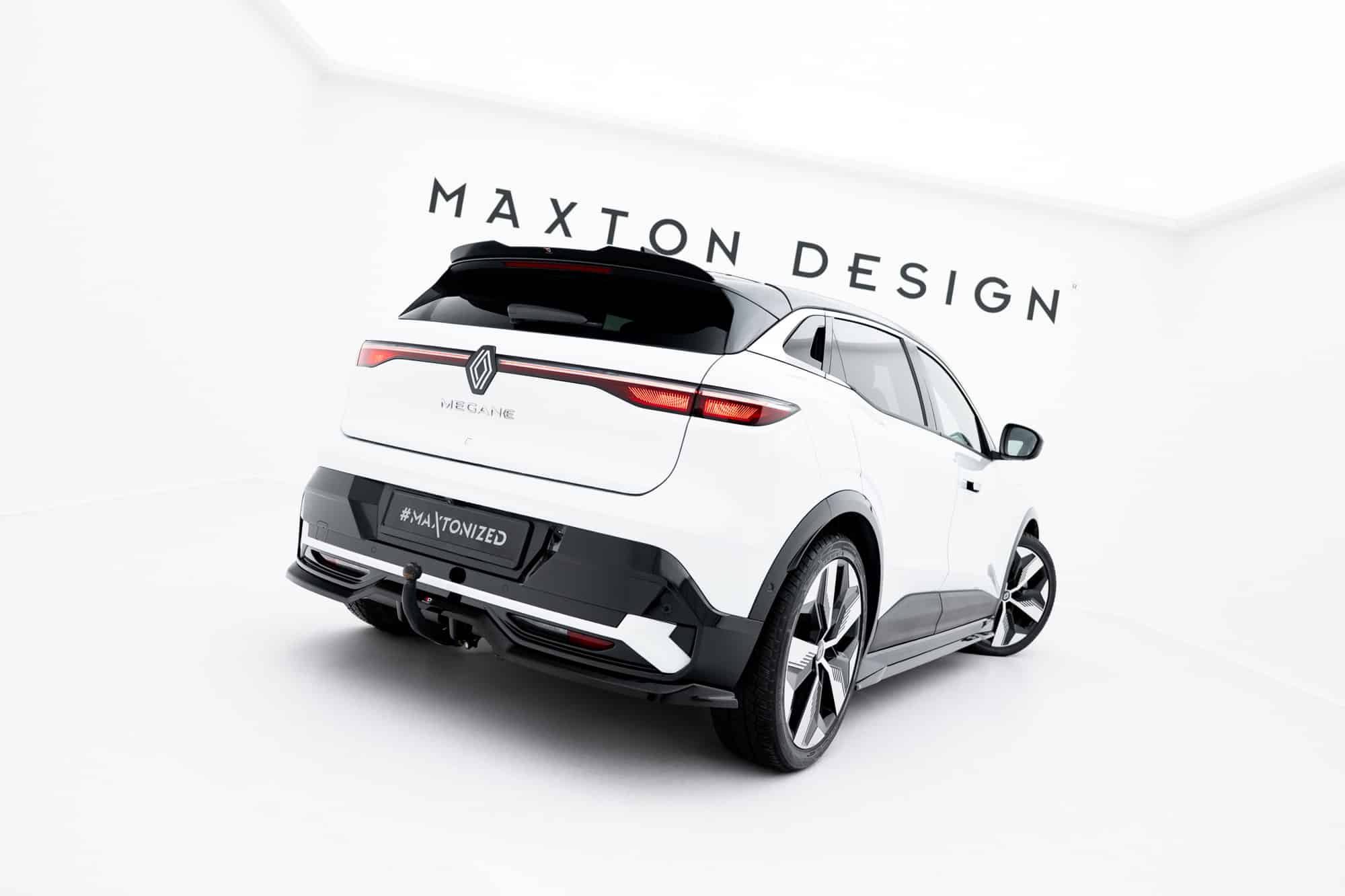MAXTON DESIGN - Spoiler kufra, Renault Megane E-Tech Electric Mk1, Čierny lesk – Obrázok 2