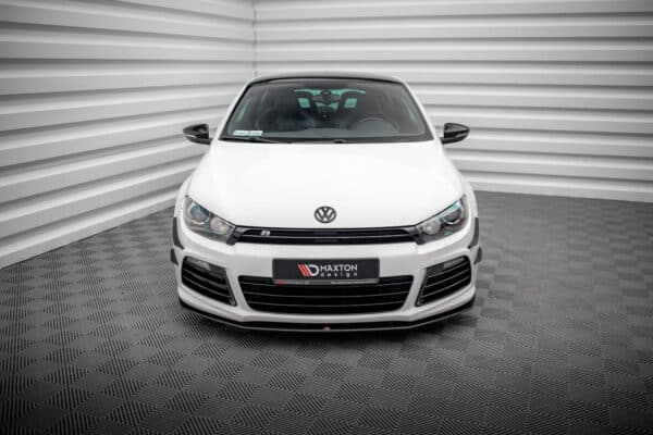 MAXTON DESIGN - Street pro Spoiler pod predný nárazník Volkswagen Scirocco R Mk3, Čierna Matná – Obrázok 2