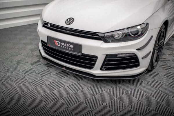 MAXTON DESIGN - Street pro Spoiler pod predný nárazník Volkswagen Scirocco R Mk3, Čierna Matná