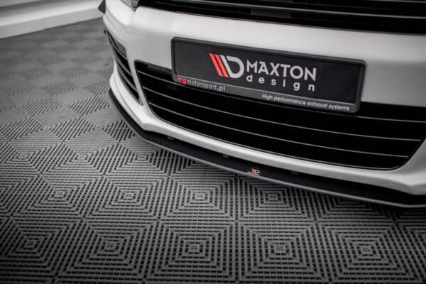 MAXTON DESIGN - Street pro Spoiler pod predný nárazník Volkswagen Scirocco R Mk3, Čierna Matná – Obrázok 5
