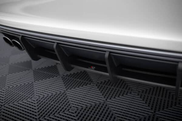 MAXTON DESIGN - Street pro Difúzor zadného nárazníka, Audi S3 Sportback / Hatchback 8V, Čierna Matná – Obrázok 5