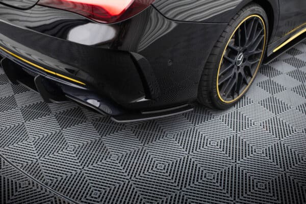 MAXTON DESIGN - Street pro Bočné spoilere zadného nárazníka Mercedes-AMG CLA 45 C117 Facelift, Čierna Matná