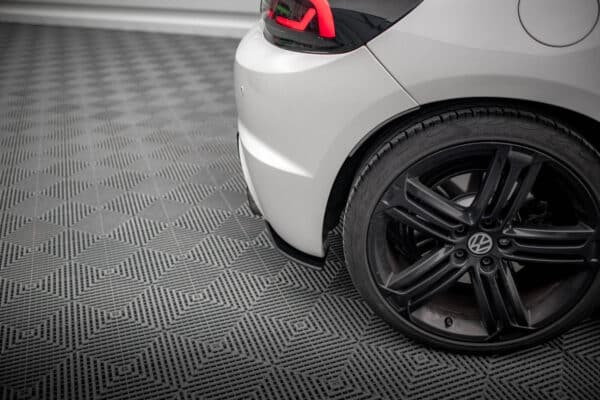 MAXTON DESIGN - Street pro Bočné spoilere zadného nárazníka, Volkswagen Scirocco R Mk3, Čierna Matná